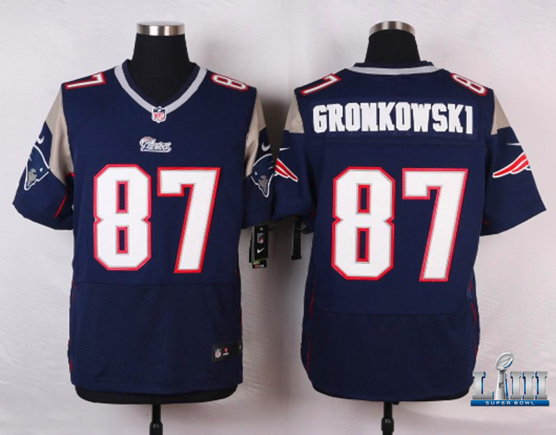 2019 New England Patriots Super Bowl LIII elite Jerseys-046